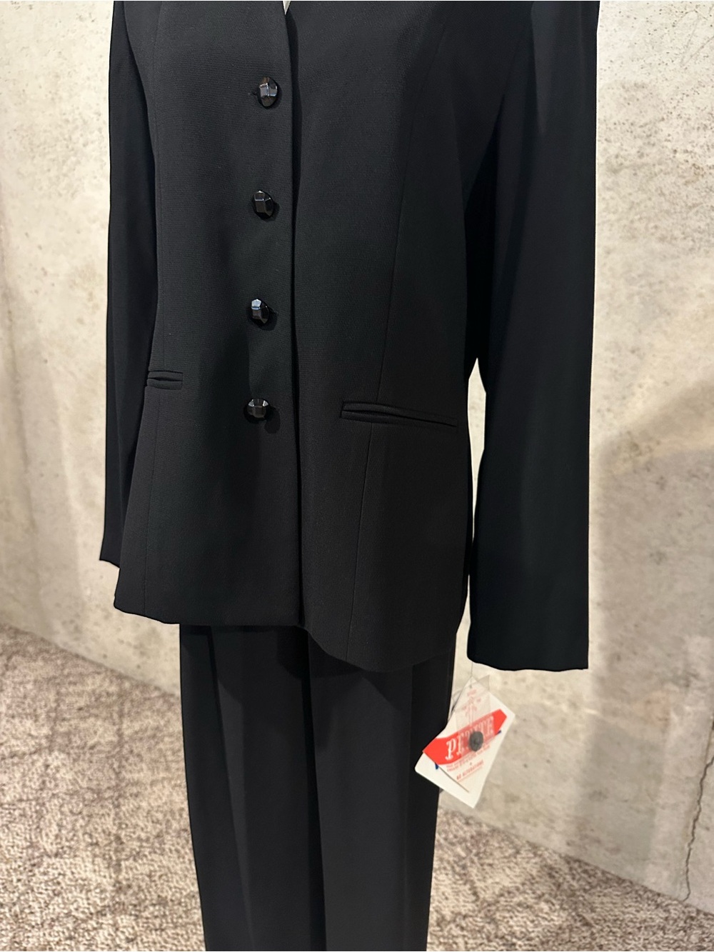 Vintage Deadstock Danny & Nicole Power Suit 90s Minimalist Corporate Chic - Picture 3 of 7